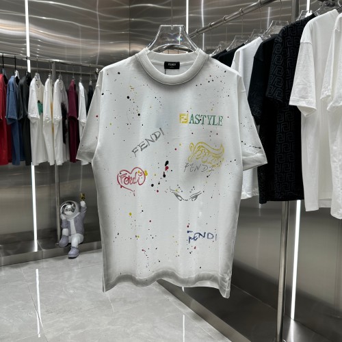 Fendi Luxury Brand Women Mens Short Sleeve T-Shirt   