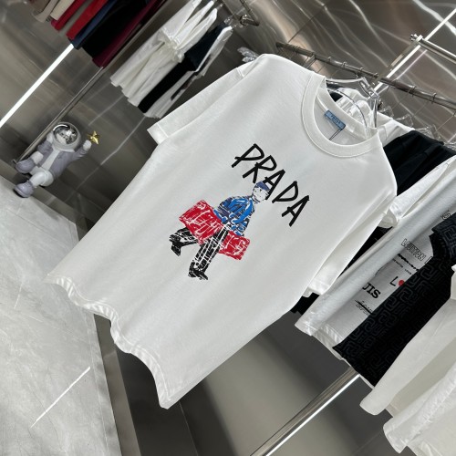 Prada Luxury Brand Men Womens Short Sleeve T-Shirt   