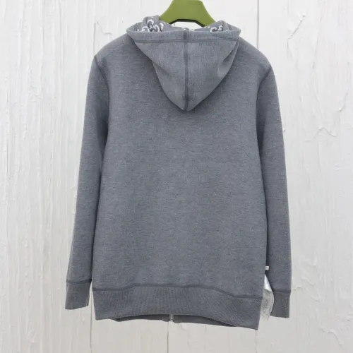 Gucci Womens Mens Long Sleeve Sweatshirt Reversible Zip Hoodie Luxury Brand Mens Sweatshirt   