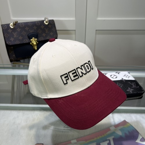 Fendi Men Womens Baseball Hat Luxury Brand Design Fendi Cap with Original Box  
