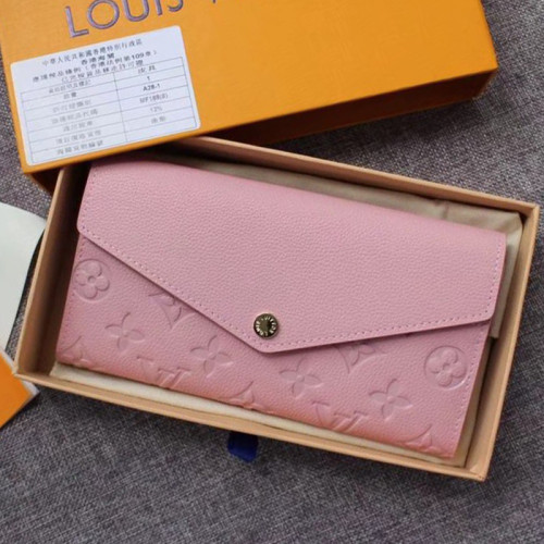Louis Vuitton Mens Womens Wallets Purse Luxury Brand Designer SARAH WALLET M61182 with Original Box
