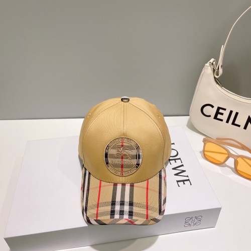 Burberry Womens Mens Cap Baseball Hat Luxury Brand with Original Box  