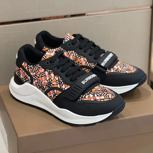 Burberry Men Shoes Fashion Sneakers Luxury Brand Vintage Cotton Sneaker with Original Box