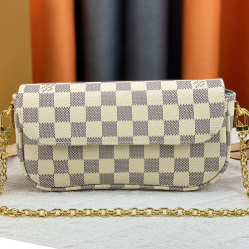 Louis Vuitton Womens Bags Messenger Shoulder Bags Luxury Brand Wallet On Chain Ivy with Original Box M81911