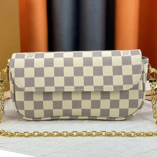 Louis Vuitton Womens Bags Messenger Shoulder Bags Luxury Brand Wallet On Chain Ivy with Original Box M81911