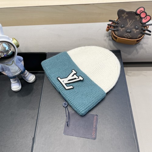 Louis Vuitton Womens Mens Cap Knit Hat Luxury Brand with Original Box  