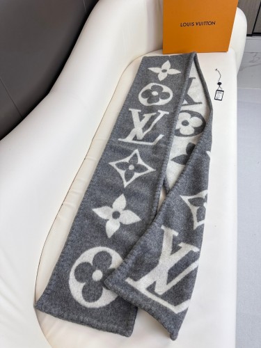 Louis Vuitton Scarves Men Womens Fashion Scarf with Original Box   