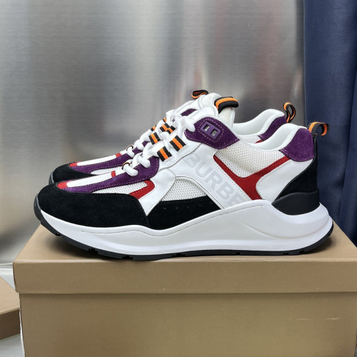 Burberry Men Shoes Fashion Sneakers Luxury Brand Vintage Cotton Sneaker with Original Box