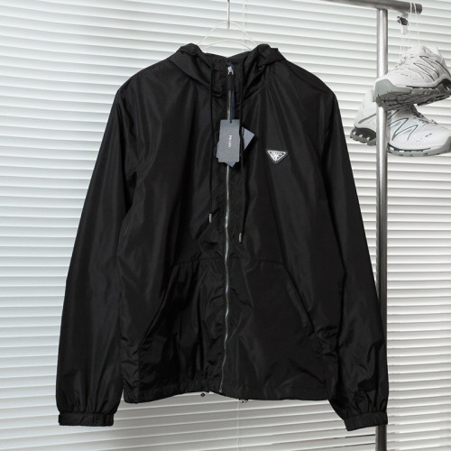 Prada Men Womens Coat Jacket Luxury Brand Womens Jackets Windbreaker Top Quality   