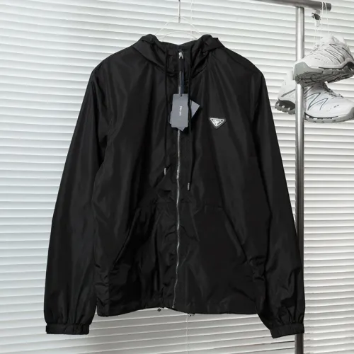 Prada Men Womens Coat Jacket Luxury Brand Womens Jackets Windbreaker Top Quality   