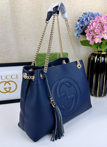Gucci Womens Bags Shoulder Handbags Luxury Brand Gucci Double G Chain Shoulder Bags Totes  