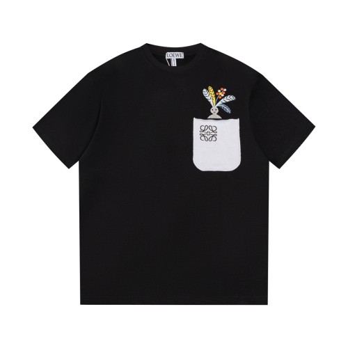 Loewe Luxury Brand Men Womens Short Sleeve T-Shirt   