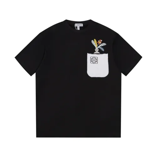 Loewe Luxury Brand Men Womens Short Sleeve T-Shirt   
