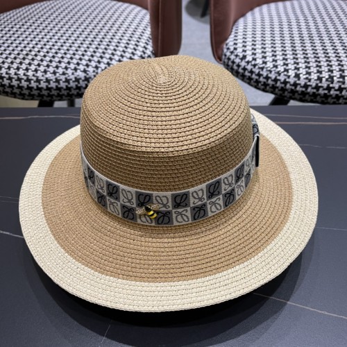 Loewe Womens Bucket Hat Luxury Brand Design Loewe Hats Straw Hat with Original Box  