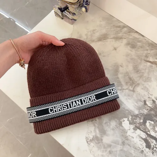 Dior Men Womens Knit Hat Luxury Brand Design Dior Cap with Original Box  