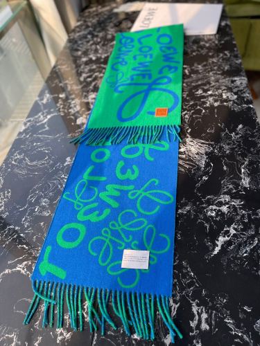 Loewe Scarves Men Womens Fashion Scarf 136
