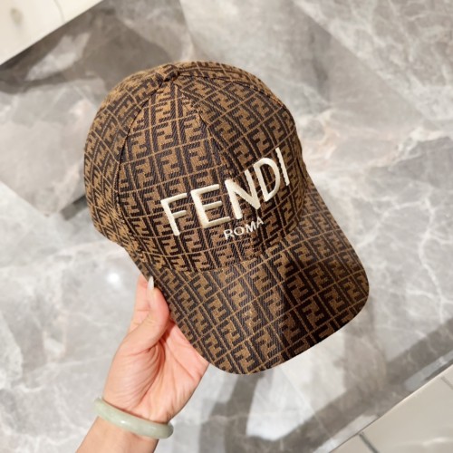 Fendi Men Womens Baseball Hat Luxury Brand Design Fendi Cap with Original Box  