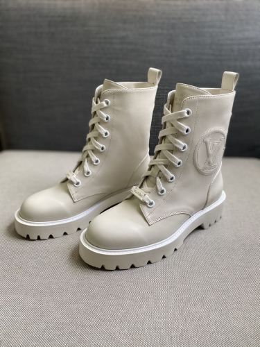 Louis Vuitton Women Shoes Boots Luxury Brand TERRITORY FLAT RANGER with Original Box 1A94Q5