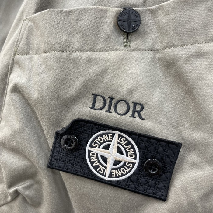 Dior Luxury Brand Women Mens Pant Shorts WDIOR AND STONE ISLAND Bermuda Shorts 493C172A6144_C879   