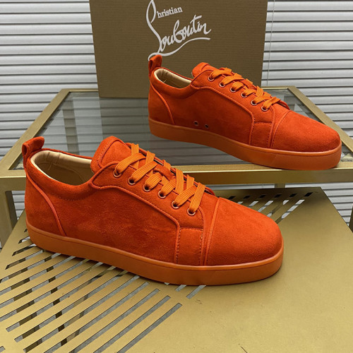 Christian Louboutin Mens Shoes Sneakers Luxury Brand Red Bottom Design Sports Footwears with Original Box