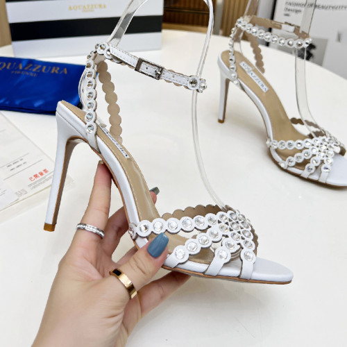 Aquazzura Womens Shoes Pumps Sandals Luxury Brand Tequila Sandal 7cm 10cm Heel with Original Box Whatsapp 