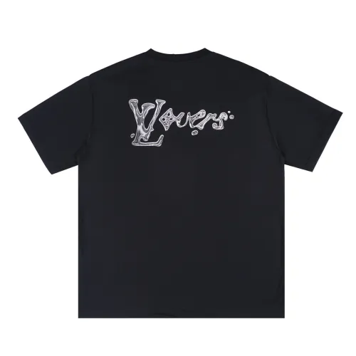 Louis Vuitton Luxury Brand Men Womens Short Sleeve T-Shirt   
