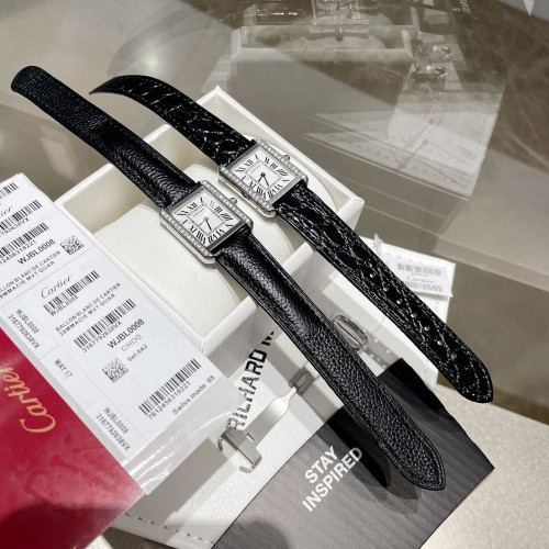 Cartier Womens Watch Luxury Brand Design Fashion Type with Original Box
