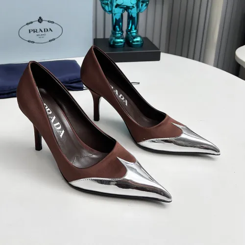 Prada Womens Shoes Sandals Casual Luxury Brand Pumps 8cm Heel with Original Box Whatsapp 