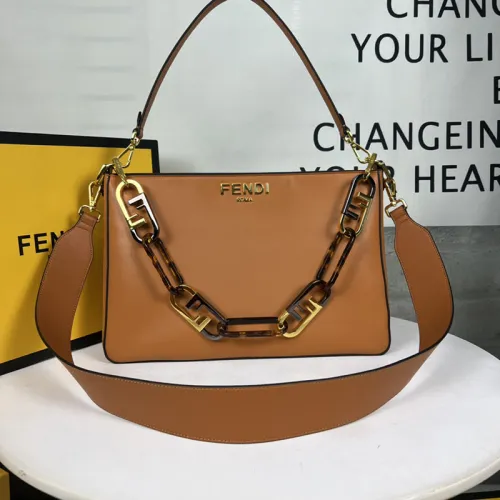 Fendi Womens Bags Shoulder Bag O ‘LOCK Zip Luxury Brand Fashion Bags for Women with Original Box  