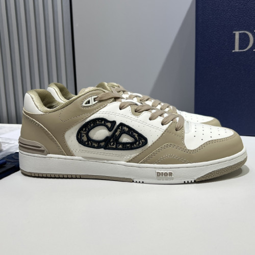 Dior Mens Shoes Sneakers Luxury Brand Breathable Design B57 LOW-TOP SNEAKER Smooth Calfskin with Dior Oblique Jacquard with Original Box  