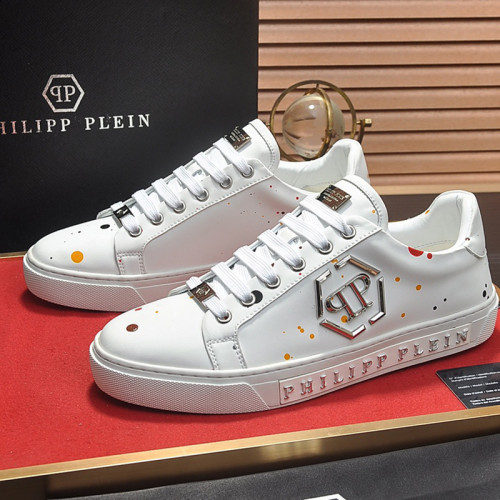 Philipp Plein Men Shoes Sneakers Low Top Sneaker Fashion Design Luxury Brand Trainer Predator TM with Original Box Whatsapp 