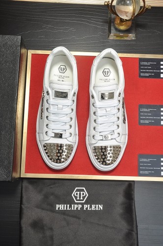 Philipp Plein Men Shoes Sneakers Low Top Sneaker Fashion Design Luxury Brand Trainer Predator TM with Original Box Whatsapp 
