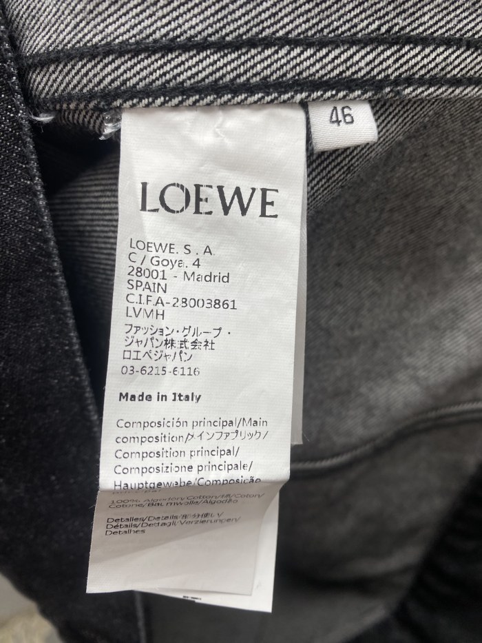 Loewe Men Womens Jackets Denim Luxury Brand Mens Jackets Top Quality   