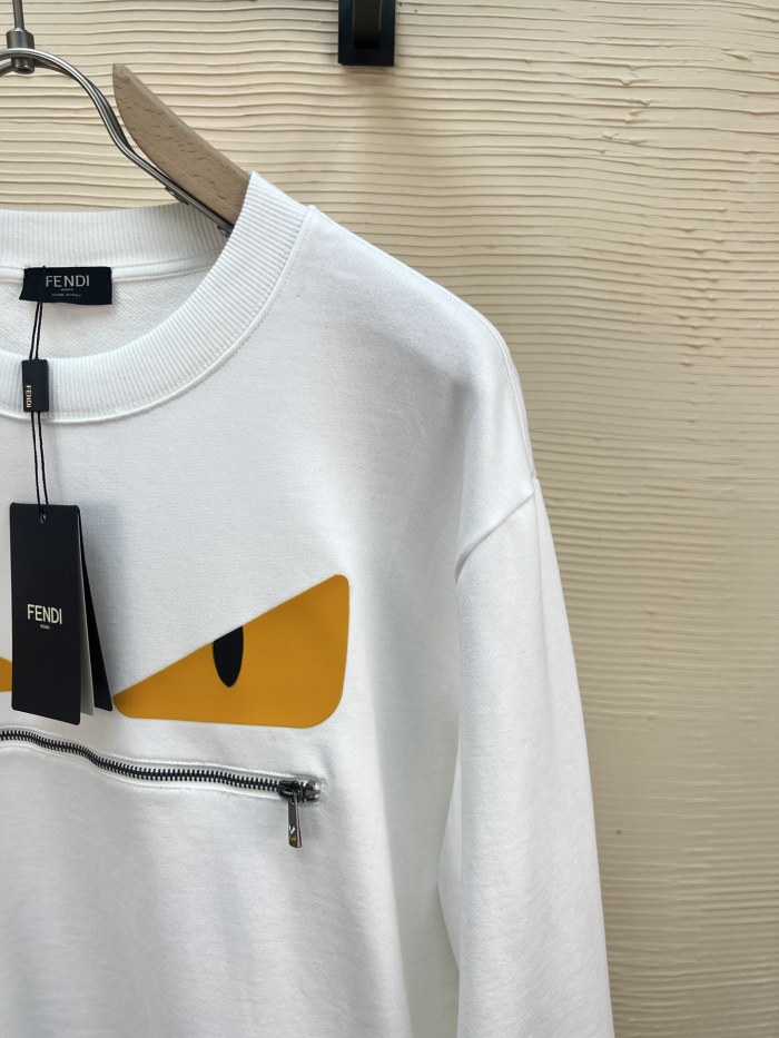 Fendi Womens Mens Sweatshirt Luxury Brand Mens Sweatshirts   