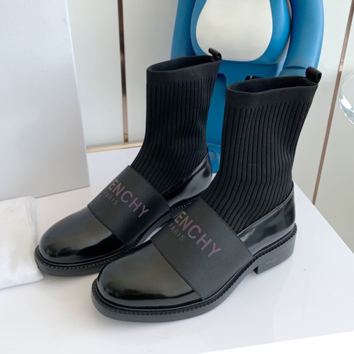 Givenchy Womens Shoes Boots Fashion Type Luxury Brand GIVENCHY BOOTS IN LEATHER with Original Box