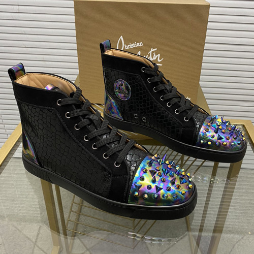 Christian Louboutin Mens Shoes Sneakers Luxury Brand Red Bottom Design Sports Footwears with Original Box