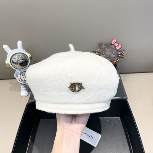 Dior Womens Beret Hat Luxury Brand Design Dior Cap with Original Box  
