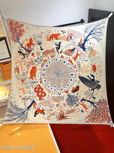 Hermes Scarves Womens Fashion Scarf Shawl 013