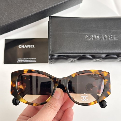 Chanel Luxury Brand Womens Sunglasses OVAL SUNGLASSES with Original Box  5524