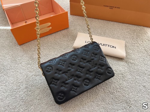 Louis Vuitton Womens Bags Messenger Shoulder Bags Luxury Brand POCHETTE COUSSIN with Original Box M80742