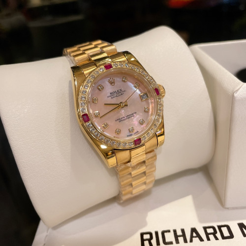 Rolex Womens Watch Luxury Brand Design Fashion Type with Original Box