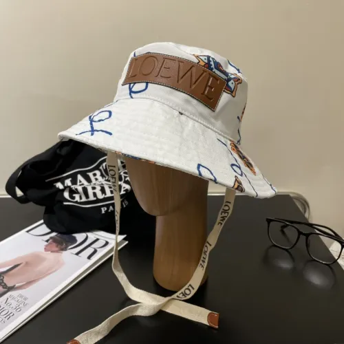 Loewe Men Womens Bucket Hat Luxury Brand Design Loewe Hats with Original Box  
