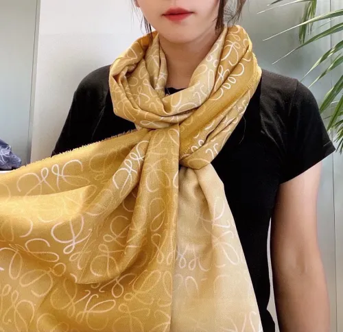 Loewe Scarves Men Womens Fashion Scarf 052