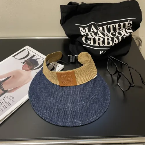 Loewe Womens Visor Hat Luxury Brand Design Loewe Hats with Original Box  