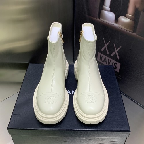 Chanel Womens Shoes Boots Luxury Brand Design with Original Box Women Fashion Ankle Boots Booties 3.5cm Heel