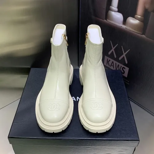 Chanel Womens Shoes Boots Luxury Brand Design with Original Box Women Fashion Ankle Boots Booties 3.5cm Heel