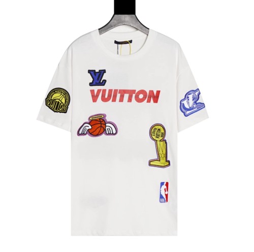 Louis Vuitton Luxury Brand Men Womens Short Sleeve T-Shirt   
