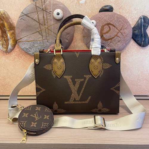 Louis Vuitton Womens Bags Handbags Luxury Brand LV ONTHEGO PM M58956 Handbags for Women with Original Box  