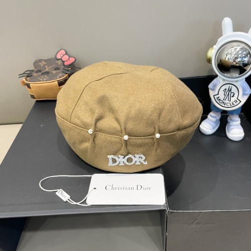 Dior Womens Beret Hat Luxury Brand Design Dior Cap with Original Box  