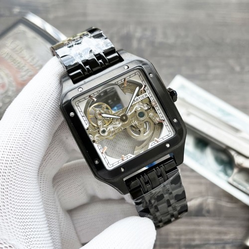 Cartier Mens Watch Luxury Brand Design Fashion Type with Original Box